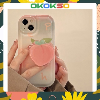 เคสมือถือ แบบนิ่ม ลายการ์ตูนพีชไล่โทนสี กันกระแทก สําหรับ OPPO Reno8 Reno7pro reno6 7z 5 R17 A53 F11 A9 2020 A31 A3S Findx3pro Findx5pro