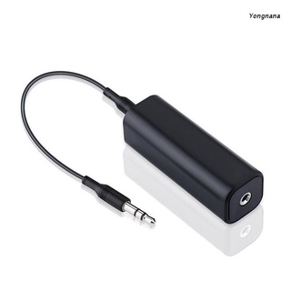 Yoga พลาสติก -Audio Cable Clear Sound Filter 3.5 มม. Aux Anti-interference Portable Noise Isolator Ground Loop Black Car Accessories