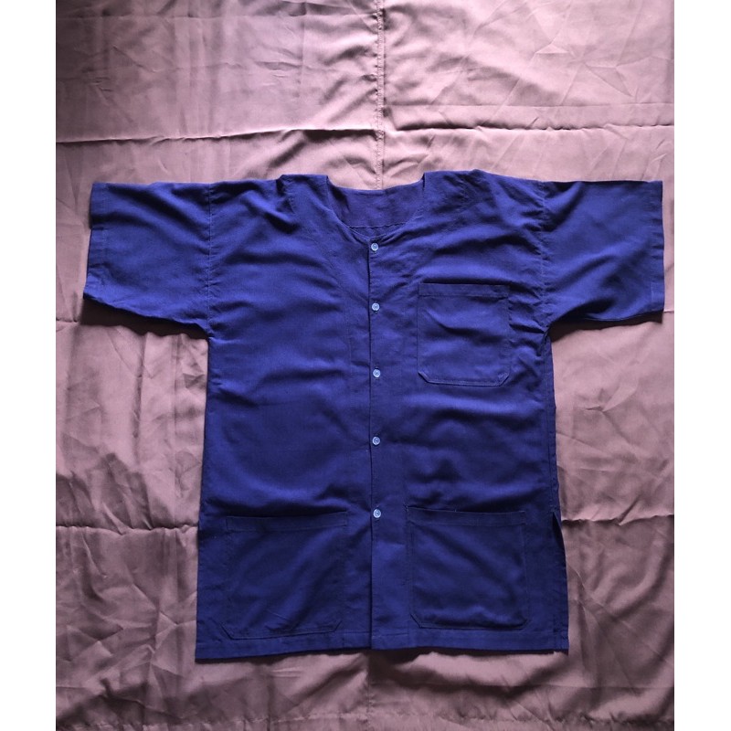 เสื้อม่อฮ่อมศรีสัชนาลัย ผ้าดีสีไม่ตก เย็บตะเข็บคู่