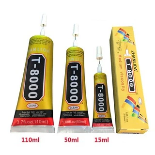 กาวติดหน้าจอทัสกรีน T8000/E-8000 T8000 /T7000 เนื้อกาวสีดำ E8000 เนื้อกาวใส