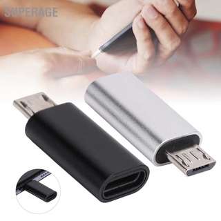 Superage Type‑C to for Android Adapter Aluminum Alloy Phone Charging Converter Connector