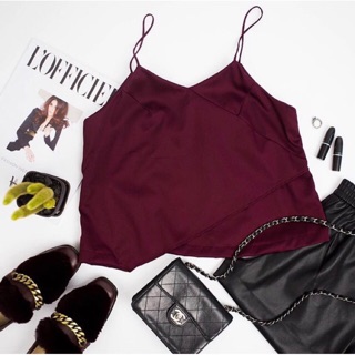 Cami Burgundy ของแท้จากช้อป‼️ราคาช้อป590บาท