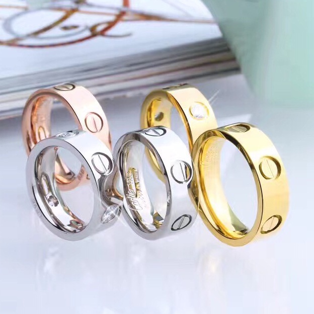 แหวน แหวนCartier แหวนStainlessแท้ เครื่องประดับ งานสวย
