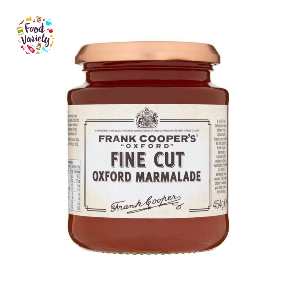 Frank Cooper's Fine Cut Oxford Marmalade 454g แฟรงคูเปอร์สอ็อกซ์ฟอร์ดแยมส้มสูตรตัดละเอียด 454กรัม