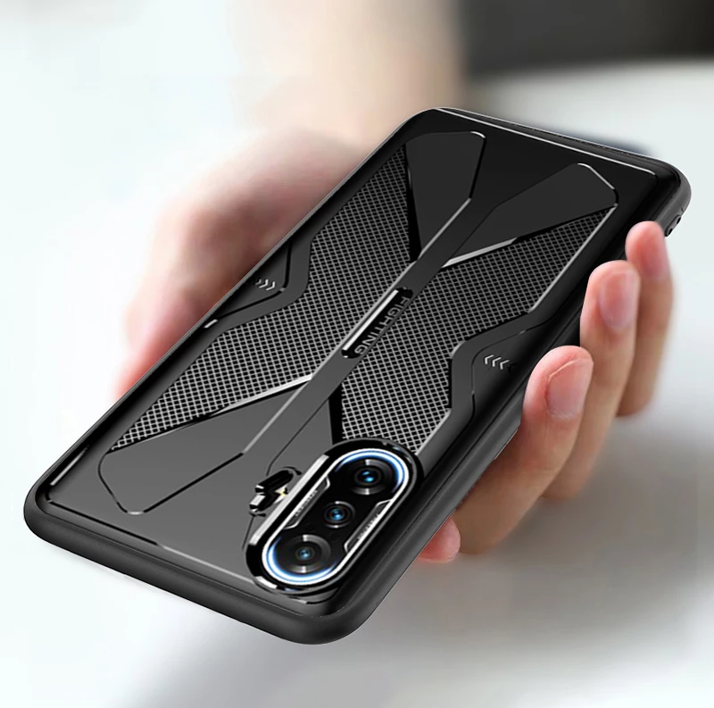 สําหรับ Xiaomi Redmi K40 Gaming กันกระแทกป้องกัน TPU เคสโทรศัพท์แบบนุ่มฝาครอบกระจายความร้อน