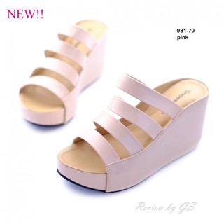 SHOES-DOODEE 	รองเท้าเตารีดแบบสวม งานหนังพียู เนื้อนิ่ม	981-70A1-CREAM	[สีครีม]