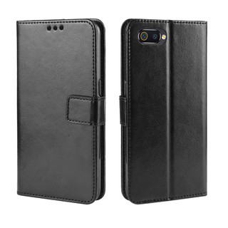 เคสสำ OPPO Realme C2 RealmeC2 realme c2 realmec2 Case Leather เคสฝาพับ มือถือแล