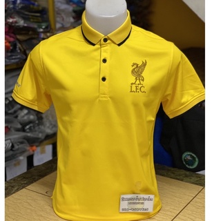 เสื้อโปโล ลิขสิทธิ์แท้100% Liverpool ( ชาย ) รุ่นLFC049 สีเหลือง