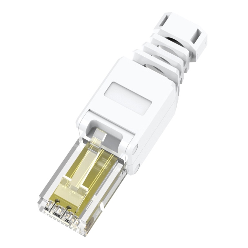 Mojito RJ-45 TOOL-LESS โมดูลาร์ปั๊ก 8 ตําแหน่ง 8 ตัวนํา ไม่มีตัวเชื่อมต่อ CAT6 #8