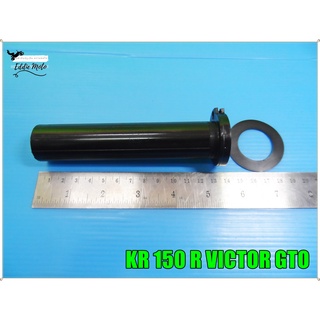 KAWASAKI KR 150 R VICTOR GTO THROTTLE GRIP "BLACK" SET  // ปลอกคันเร่ง (ไส้เร่ง) สีดำ สินค้าคุณภาพดี