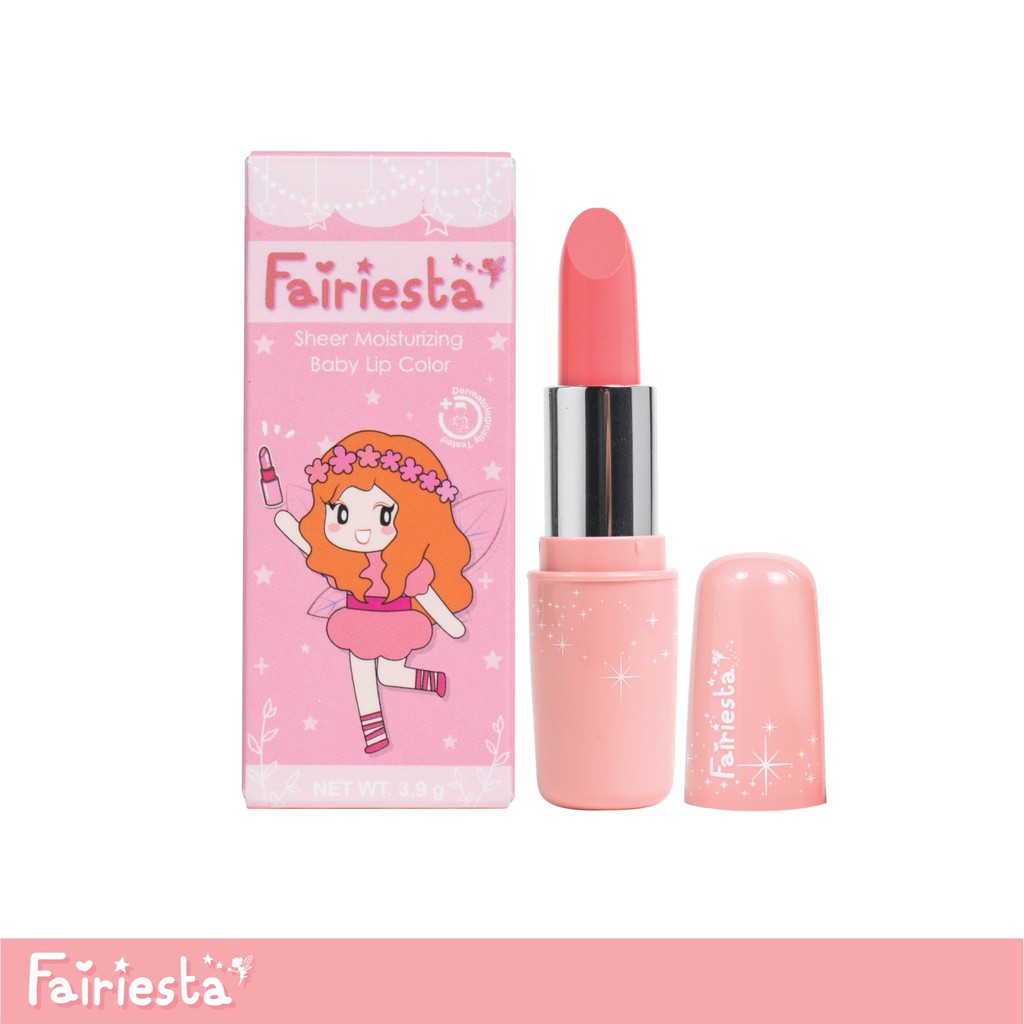 ลิป 05 Fairiesta ลิปสติกเด็ก ออร์แกนิค สีชมพูนม 05