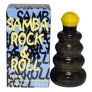 Samba Rock &amp; Roll man 100 ml.แซมบ้า ร็อค แอนด์ โรล แมน 100 มล.น้ำหอมแท้ กล่องซีล