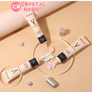 CRYSTAL RABBIT รองพื้นใช้ก่อนแต่งหน้า ไพรเมอร์ บีบีครีม เบสผสมรองพื้น เบลอรูขุมขน ปรับผิวสว่างกระจ่าง ปรับผิวให้ดูสว่างเรียบเนียน