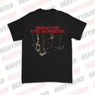 คอตต้อนคอกลมเสื้อเชิ้ต พิมพ์ลายวง Bring Me The Horizon FreeS-5XL