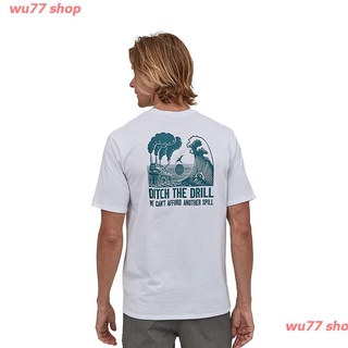 Tee เสื้อยืดวินเทจ wu77 shop New เสื้อยืดพิมพ์ลาย Patagonia Ditch Responsi ลําลองสําหรับผู้ชาย sale