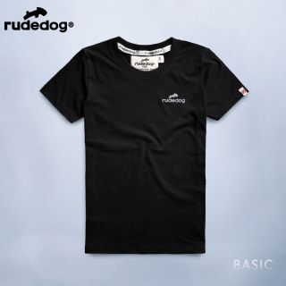 Rudedog เสื้อยืด รุ่น basic19 สีดำ