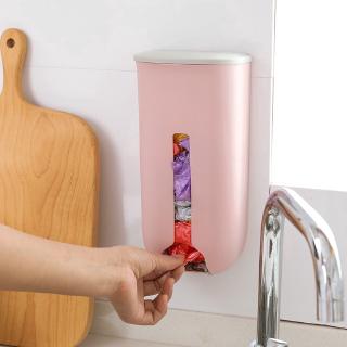 Plastic Bag Storage Box Holder Dispenser Garbage Kitchen Organizer