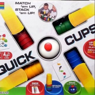 เกมส์เรียงแก้วสีตามการ์ด  ( ชุดใหญ่ ) QUICK CUP