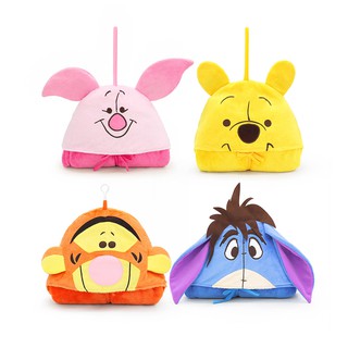 Disney ลิขสิทธิ์แท้ ผ้าห่มมีฮู้ด Pooh / Piglet / Eeyore / Tigger : สำหรับเด็กโต-ผู้ใหญ่ (Winnie the pooh)