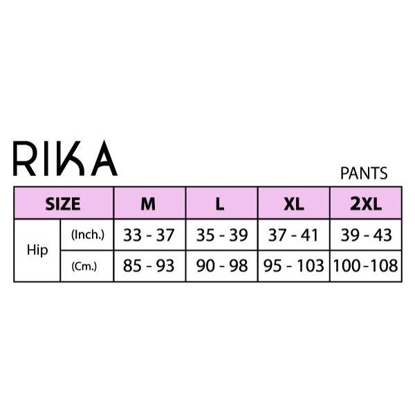 RIKA กางเกงชั้นในสตรี ทรง HALF Boy Short ขาเว้าต่ำ แต่งลูกไม้ ทันสมัย GV2213 ผ้า Tactel นุ่ม ยืด (M-XL) — صورة 4