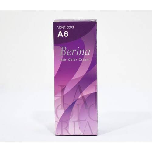 Berina น้ำยาย้อมผม เบอริน่า A6 สีม่วง