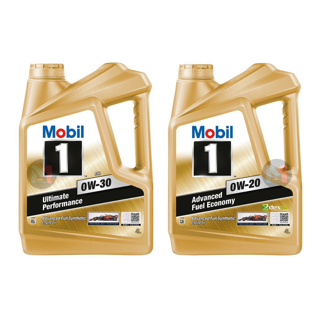 Mobil1 0W-30 และ 0W-20 สังเคราะห์แท้100%
