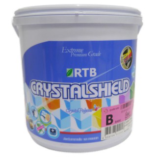   สีน้ำทาภายนอก RTB CRYSTAL SHIELD Base B กึ่งเงา 1GL