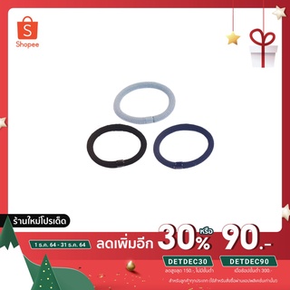 (J001) ยางรัดผมสไตล์เกาหลี ผ้ายืดวงใหญ่（1 ชิ้น)