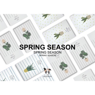 สมุดโน๊ต ต้นไม้ใบหญ้า : Spring Season