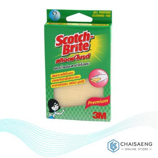 Scotch Brite Sponge Net Cleaning Pad Premium สก็อตช์ ไบร์ต ฟองน้ำพร้อมตาข่ายไนลอน