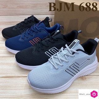 Baoji BJM 688 รองเท้าผ้าใบชาย (41-45) สีดำ/ดำขาว/กรม/เทา ซส