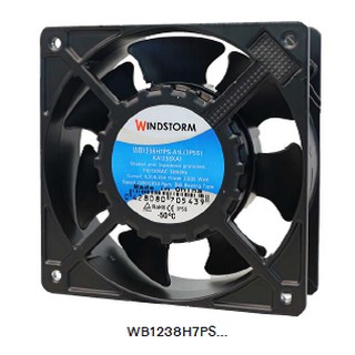 Windstorm 4.5" พัดลมระบายความร้อน Axial Fan Ball Bearing Type 120x120x38mm.