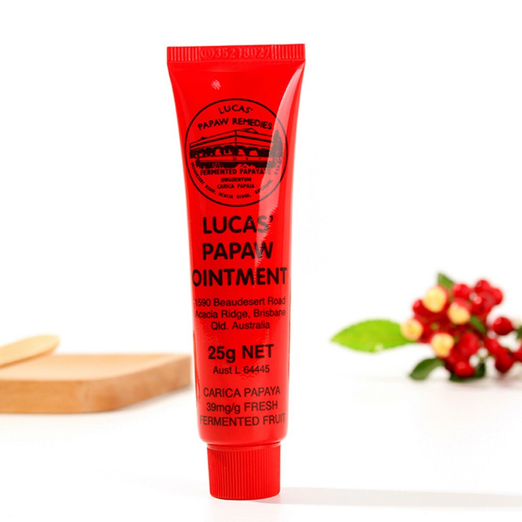 LUCAS PAPAW Ointment 25g. Made in Australia ลูคัสพะพาวครีมออสเตรเลีย ลิปปาล์มสารพัดประโยชน์ ของแท้นำ