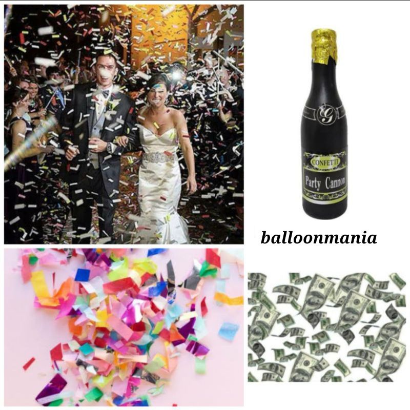 Papershoot Champaign ขวดแชมเปญกระดาษปาร์ตี้ กระดาษโปรยขวดแชมเปญ กระดาษ ...