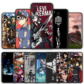 เคสซิลิโคนนิ่ม ลายอนิเมะ Levi Ackerman TP7 สําหรับ Realme C21y 2021 C25 C25S V11 V11S