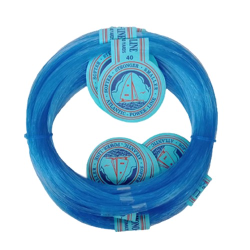 เอ็นตกปลา ตราเรือใบ เอ็นสีฟ้า 40 หลา เบอร์เล็ก 10-90 สายแฮนด์ไลน์ สายเอ็นตกปลา