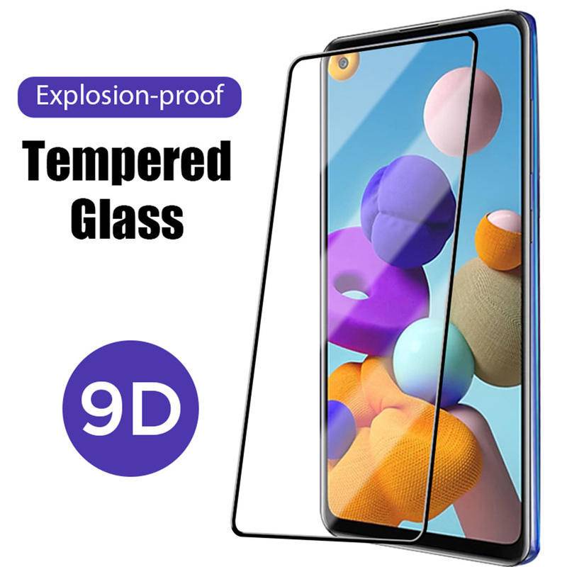 SAMSUNG 9DกระจกนิรภัยสําหรับSamsung Galaxy A50 A71 5G A30 A20 A10S A40 ป้องกันหน้าจอสําหรับSamsung A