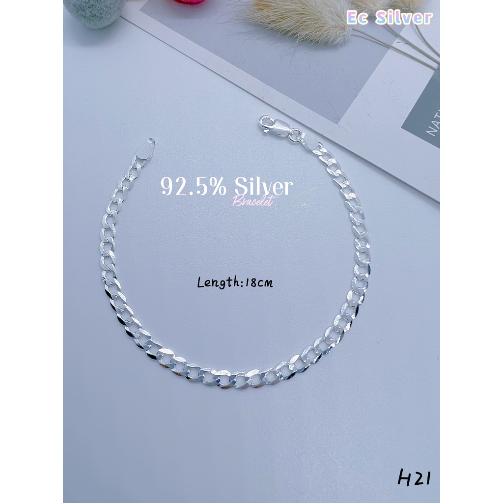 สร้อยข้อมือเงิน 925 (H21)