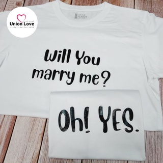 ชุดพรีเวดดิ้ง เสื้อคู่ขอแต่งงาน*Marry Me?* [พร้อมส่ง] C015 ตัวละ