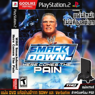 🎮 แผ่นเกมส์ PS2 - WWE SmackDown - Here Comes The Pain (เกมส์มวยปล้ำ) | GODLIKE