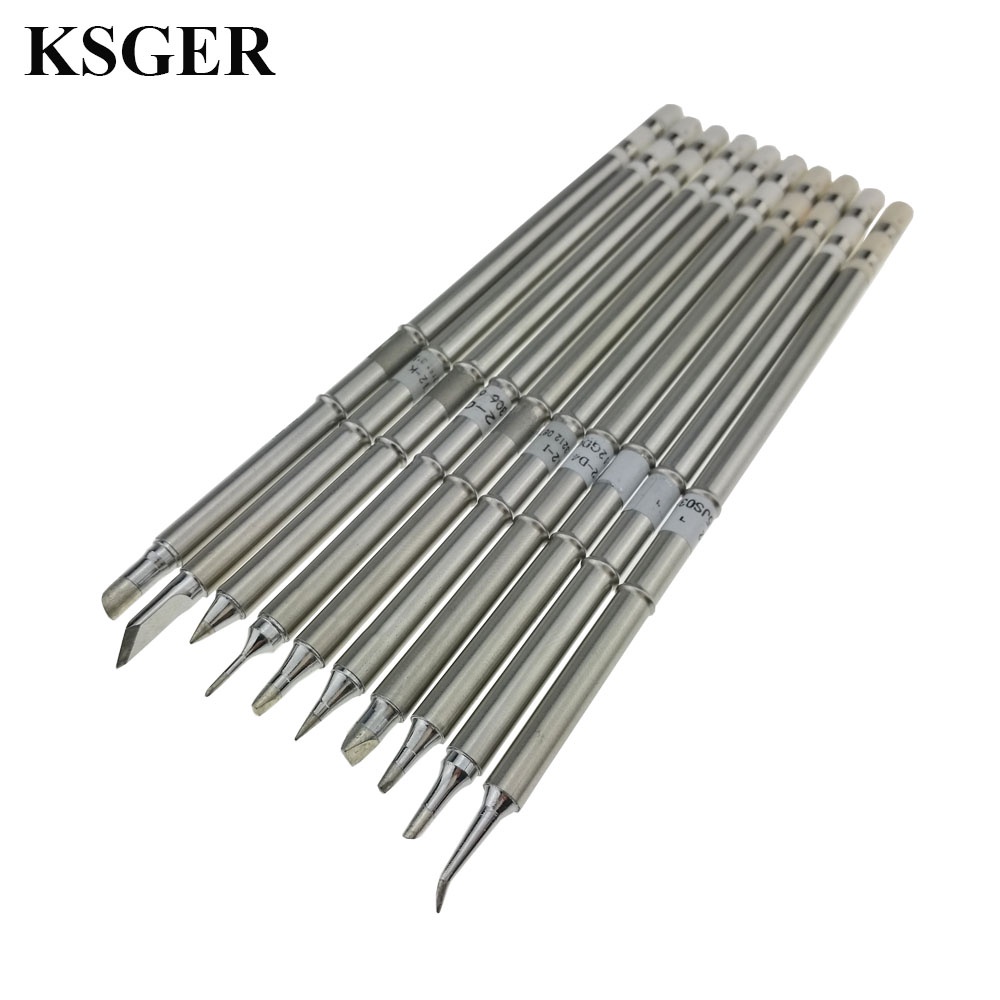 เครื่องมืออิเล็กทรอนิกส์เครื่องมือบัดกรีเหล็ก KSGER 220v T12-B BC2 D08 D24 D4 C1 C4 I JL02 K เคล็ดลั