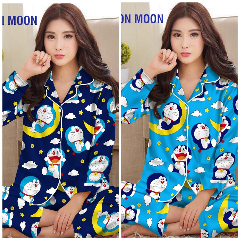 LFF - Doraemon Motif PP Pyjamas/ชุดนอน/เหมาะกับ XL