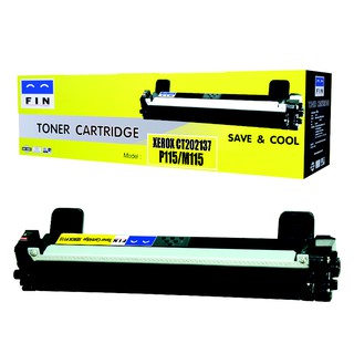 ตลับหมึกพิมพ์เลเซอร์ Fin Toner Cartridge รุ่น Xerox CT202137 รองรับเครื่องพิมพ์ Fuji Xerox Docuprint P115w ฟินส์