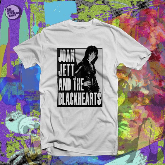 JOAN JETT & THE BLACKHEARTS TSHIRTS / DTG PRINT TEES /