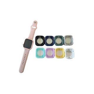 (พร้อมส่ง)เคสยางซิลิโคน สำหรับใช้กับ Appl.e Watch series 7 ขนาด 41mm 45mm hw22plus hw37 Appl.e Watch 7