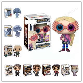 Funko Pop โมเดลฟิกเกอร์ Harry Potter Luna Draco Malfoy Dumbledore ของเล่นสําหรับเด็ก