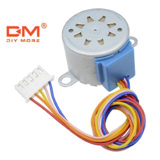 DIYMORE 4 เฟส Step เครื่องยนต์ ลด DC 12V 28BYJ-48 Valve Gear Stepper เครื่องยนต์ สำหรับ for arduino