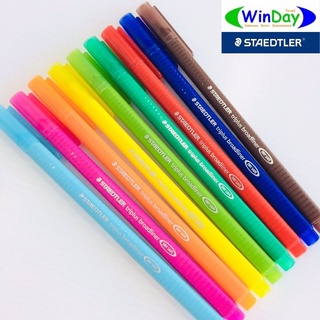 ปากกา STAEDTLER Staedtler Triplus Broadliner Dry Safe 338  หัว 0.8mm มี 9 สี ให้เลือก