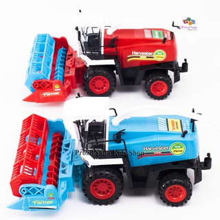 ProudNada Toys ของเล่นเด็กรถเกี่ยวข้าวฝาครอบ FARM SERIES FARM VEHICLE NO.0488-146