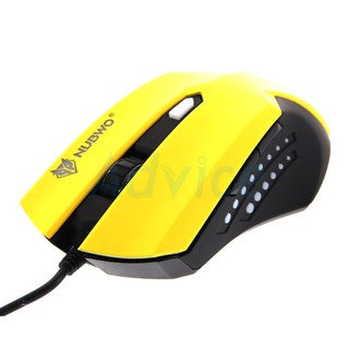 USB Optical Mouse NUBWO (NM-35) Yellow/Black